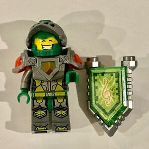 Lego Nexo Knights Power 🎼Tone of Music nex025 Aaron Fox Minifigure Silver Visor
